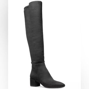 Michael Kors Braden Over The Knee Low Heel Suede Boots 10 M